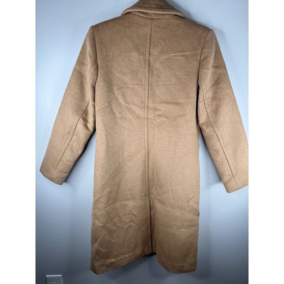 NWT Banana Republic Wool Blend Timeless Topcoat in Afternoon Latte Size XS - Picture 6 of 7